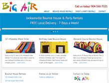 Tablet Screenshot of bigairjax.com